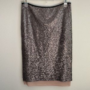 ASTR Sequin Pencil Skirt